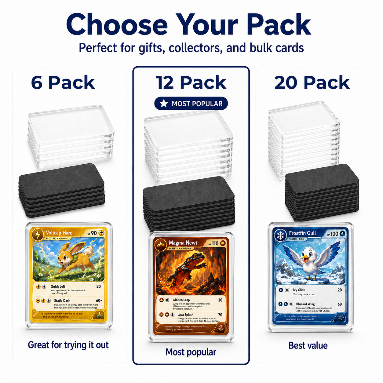 Magnet My Cards 30 x 50mm Card Art Magnet Kit with Storage Box – 20 Pack