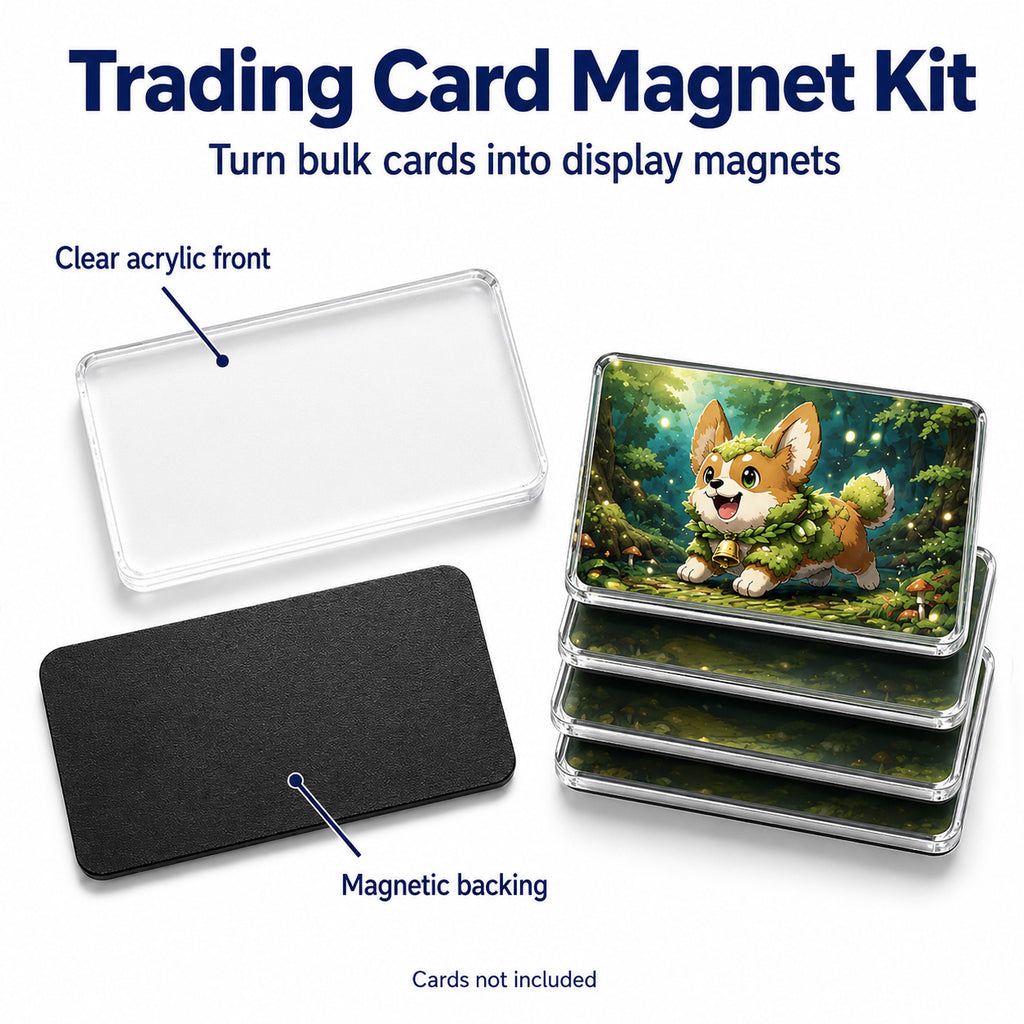 Magnet My Cards 30 x 50mm Card Art Magnet Kit with Storage Box – 20 Pack